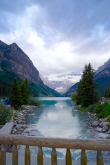 Lake Louise view from bridge