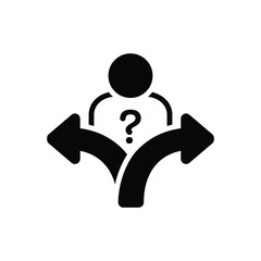 Black solid icon for Artbodecision 