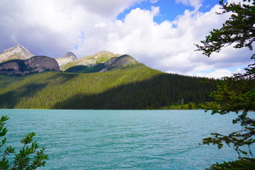 Mountains near lake Louise