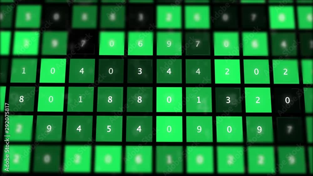 Poster big data analytics and business intelligence concept abstract video backround.