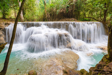 Tad Kuang Si, A great waterfall in Laung Prabang ,Laos