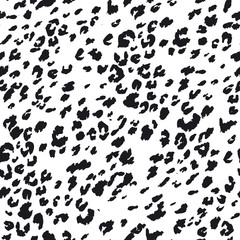Animal skin seamless pattern. Leopard`s spotted fur imitation. Creative leopard rosettes background © Tanya Syrytsyna