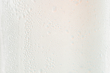 Macro view of water droplets condensation.Water drop texture background, background concept.