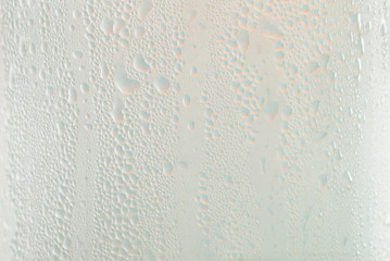 Macro view of water droplets condensation.Water drop texture background, background concept.