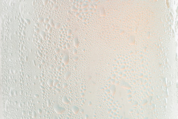 Macro view of water droplets condensation.Water drop texture background, background concept.
