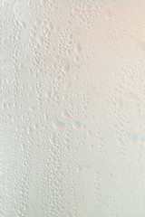 Macro view of water droplets condensation.Water drop texture background, background concept.
