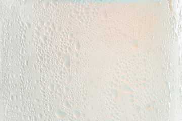 Macro view of water droplets condensation.Water drop texture background, background concept.