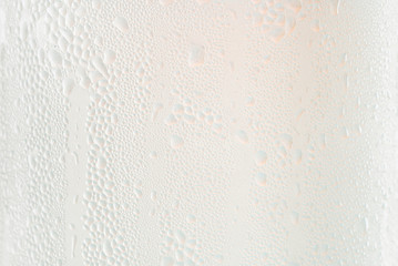 Macro view of water droplets condensation.Water drop texture background, background concept.