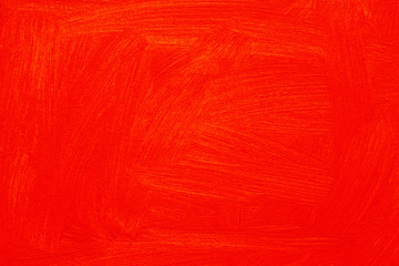 Abstract red orange oil painting full frame background
