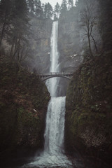 Bridge and Waterfall
