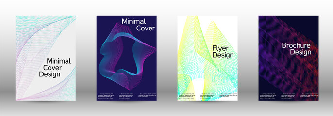 Cover design template set 