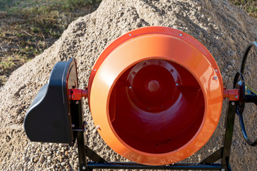  Electric cement mixer