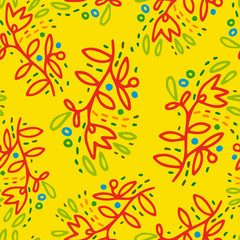 Seamless pattern with abstract pattern.Vector image Can be used for textile, stationary, backgrounds and wallpaper.