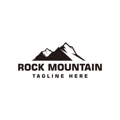 Rock Mountain for Adventure logo design inspiration