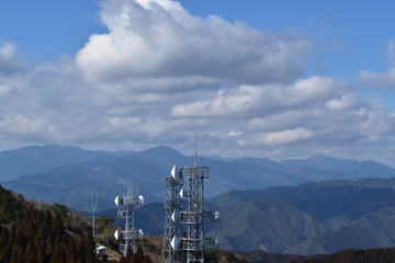 山頂からの風景