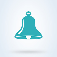 school and christmas concept. Simple modern icon design illustration.