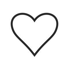 Heart Love Icon Vector Illustration	