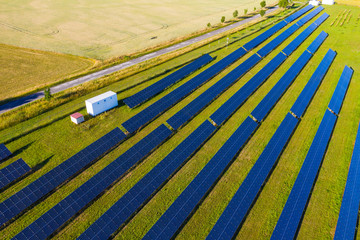 Obraz premium Solar panels as a symbol of renewable energy