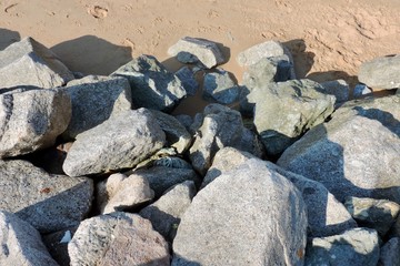 stones on beach