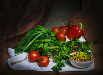 vegetable still life