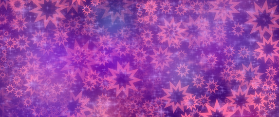 abstract background holiday party stars purple pink banner for web design