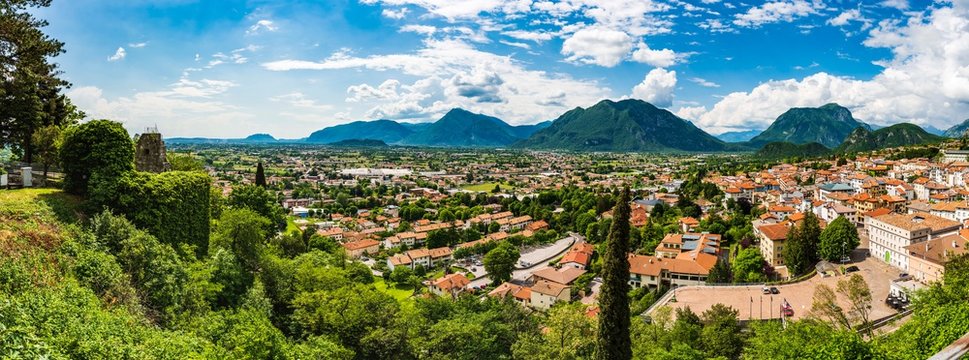 Ancient fortified village of Gemona del Friuli. Italy