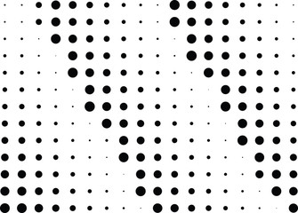 Abstract halftone dotted background. Futuristic grunge pattern, dot and circles.  Vector modern optical pop art texture for posters, sites, business cards, cover, postcards, labels, stickers layout.