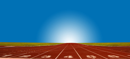 Red land, track and run, line number