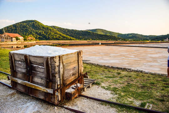 The Saltworks Ston, Croatia.