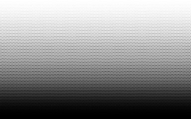 Halftone dots background gradient. Monochrome abstract geometric dots background in pop art style. Vector illustration