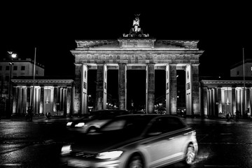 night view of berlin