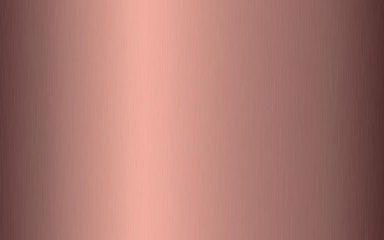 Rose gold metallic gradient with scratches. Rose gold foil surface texture effect. Vector illustration