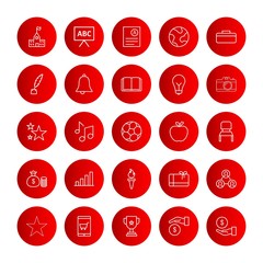  25 decent icon sheet of universal