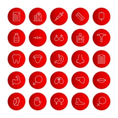 25 decent icon sheet of universal