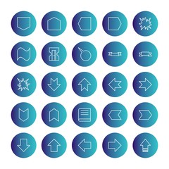 25 Universal icon sheet for your project