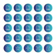25  icon set of Universal  for your website and project