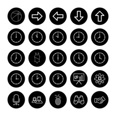  creative universal icon set of 25