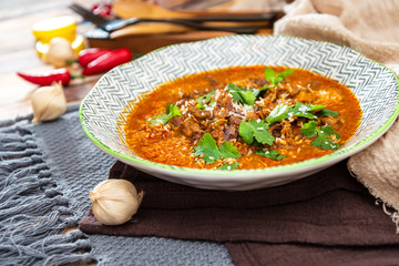 Thai beef with coconut milk