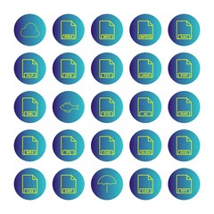  25 Universal icon sheet for your project