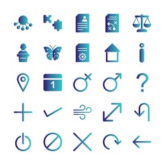 25  icon set of Universal  for your website and project