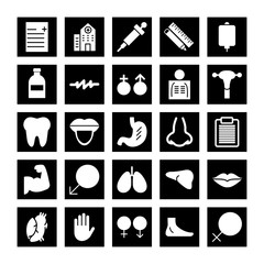 25 decent icon sheet of universal