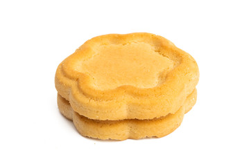 shortbread cookies isolated