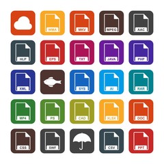  25 Universal icon sheet for your project