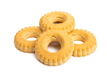 shortbread cookies isolated