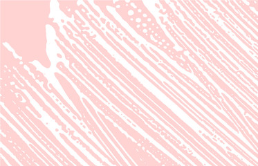 Grunge texture. Distress pink rough trace. Fresh b