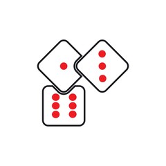 dice icon template