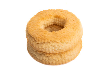 shortbread cookies isolated