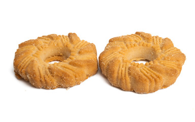 shortbread cookies isolated