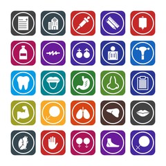 25 decent icon sheet of universal
