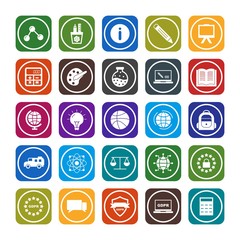  25 Universal icon sheet for your project